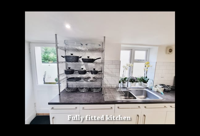 Video 1: Dining room seats 6-8 comfortably in padded chairs