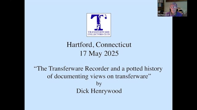The Transferware Recorder and a potted history of documenting views on transferware