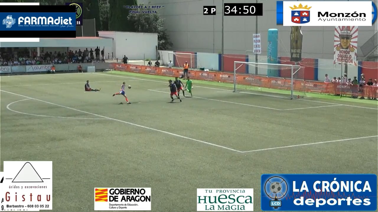 (RESUMEN Y GOLES) AT Monzón 0-1 UE Porreres / Asciende en los Penaltis el Equipo de las Islas / Final PlayOff Ascenso a 2ª Rfef
