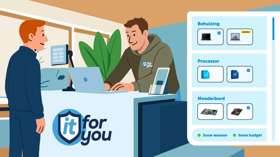 Video afspelen "Animatievideo | IT-ForYou - Een laptop op maat (2025)"