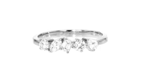 .50 ct. t.w. Multi-Shaped Lab-Grown Diamond Ring in Sterling Silver