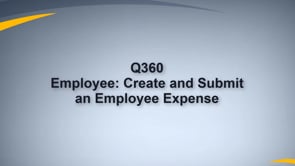 Create and Submit Expenses