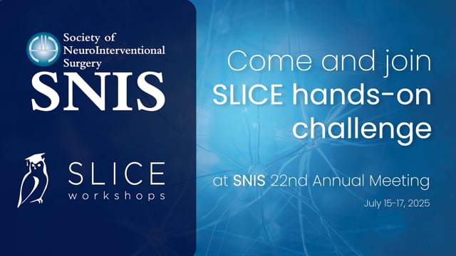 SLICE Hands-on Challenge at SNIS 22nd Annual Meeting: announcement