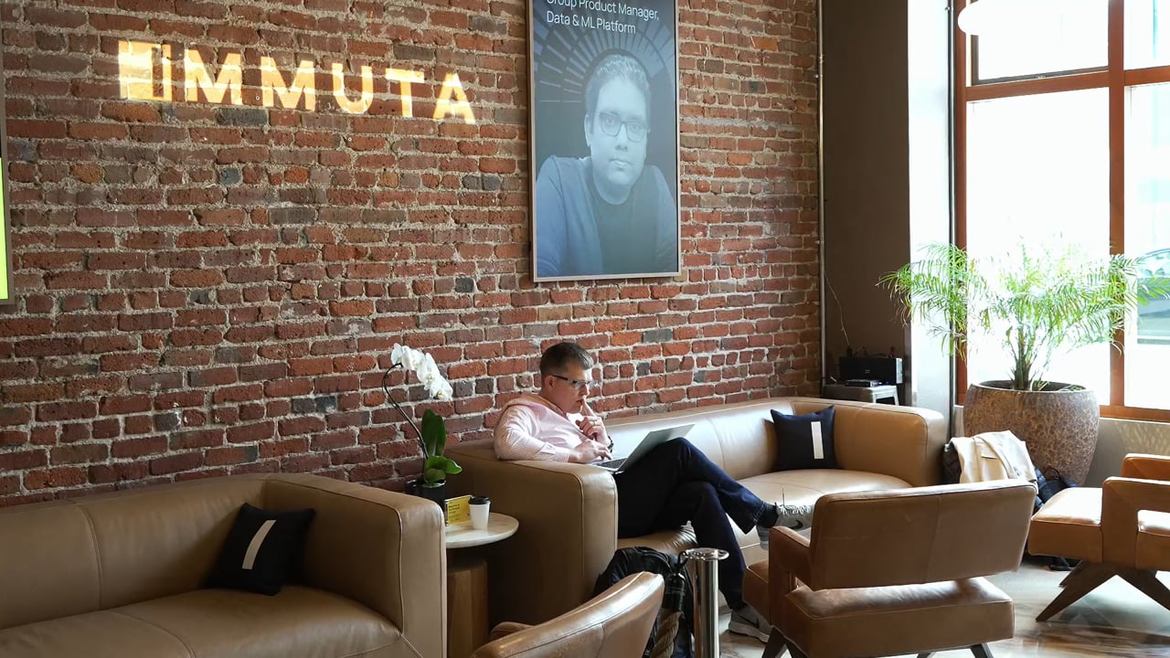 Video still from the Immuta Lounge at Snowflake Summit 2025, The Howard project by Where2Studios
