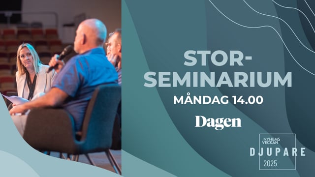 ⁣Storseminarium | 17 juni | Nyhemsveckan 2025