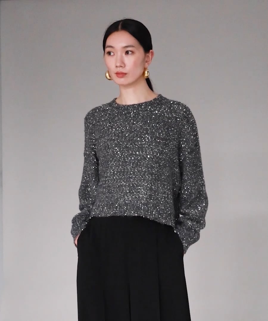 【新品未使用タグ付き】Curensology スパングルニットプルオーバー スパングルニットプルオーバー | [公式]カレンソロジー（Curensology）通販