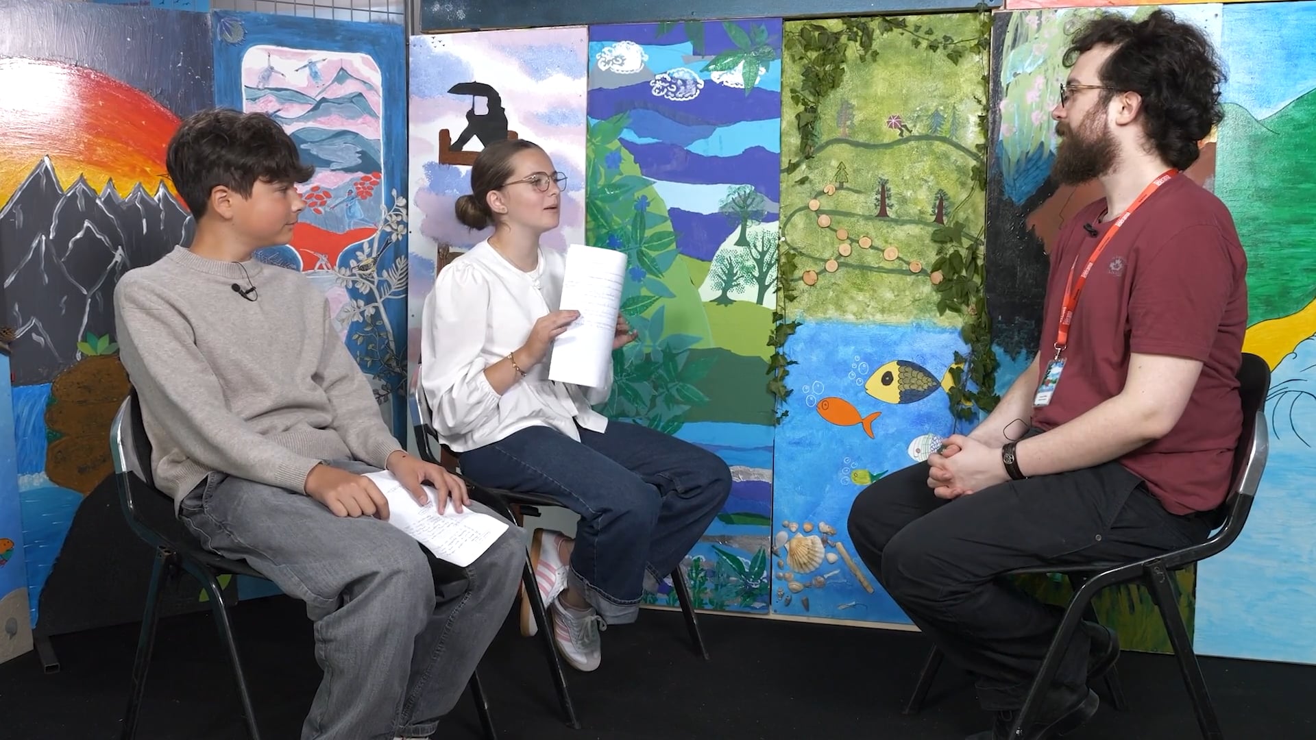 2025 // Atelier vidéo "Plein la Bobine" : Plateau TV