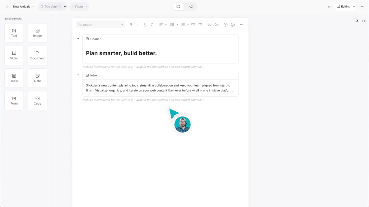 Inline commenting