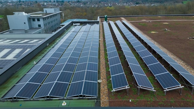 Storex Watford - New Biodiverse roof & PV array