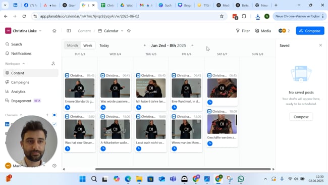 Mehr freier Platz in Planable