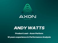Andy Watts - Performance Analysis