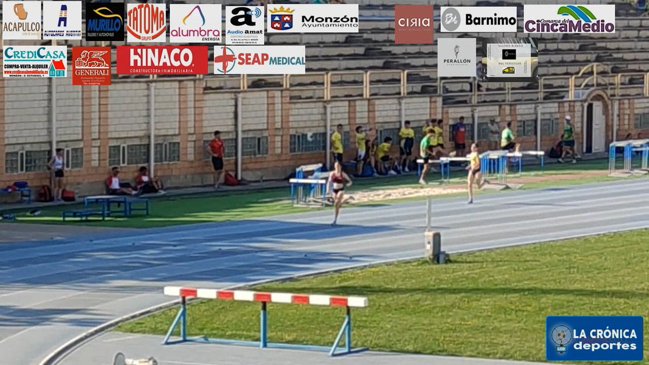 MONZÓN  CELEBRÓ EL 75 TROFEO ERNESTO BRIBIAN  Y EL CAMPEONATO DE  ARAGÓN SUB-23  DE ATLETISMO