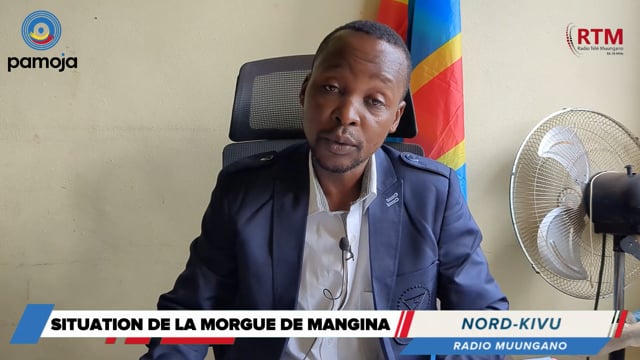 Situation de la morgue de Mangina