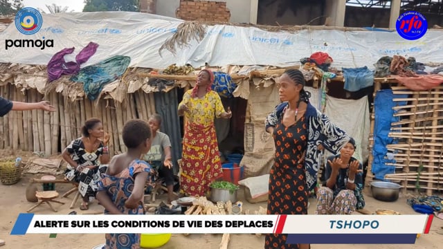 Alerte sur les conditions de vie des déplacés