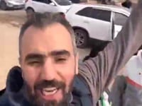 مقطع مرئي يرصد فرحة الناشطين الإعلاميين بتحرير بلداتهم وقراهم أثناء معركة ردع العدوان