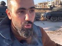 جولة ميدانية داخل مدينة خان شيخون في محافظة ادلب بعد تحريرها من قبل إدارة العمليات العسكرية