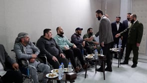 كلمة الرئيس السوري أحمد الشرع أثناء معايدة جرحى معارك التحرير