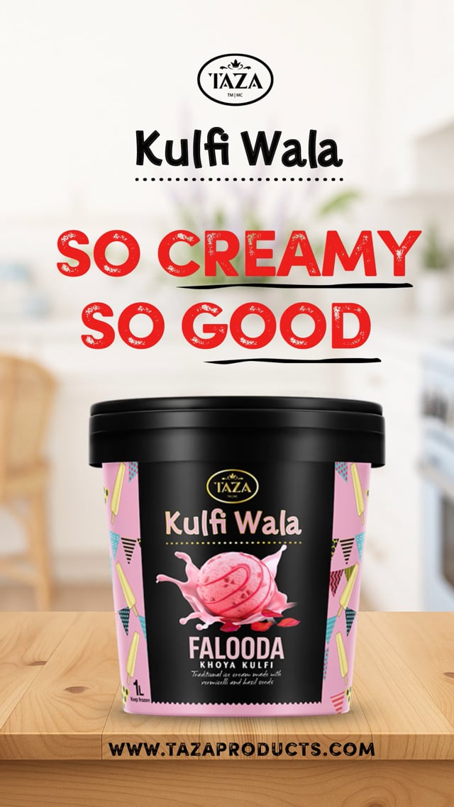 Taza: Kulfi Ice Cream — Taza