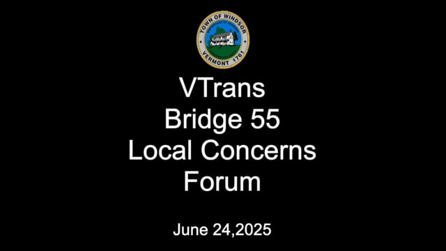 VTrans Bridge Forum 6-24-2025
