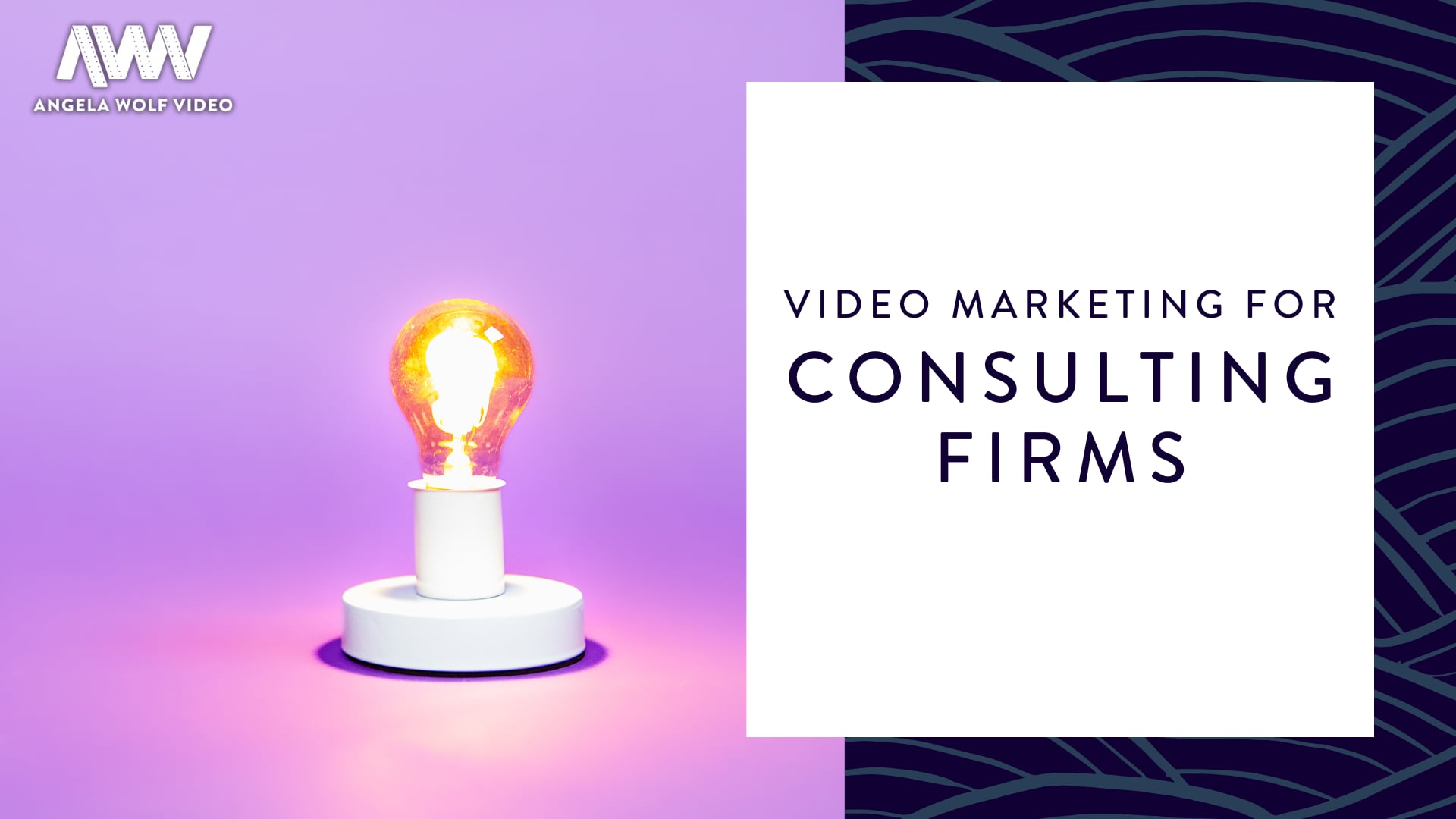 Consulting Firm Video Marketing with Angela Wolf Video