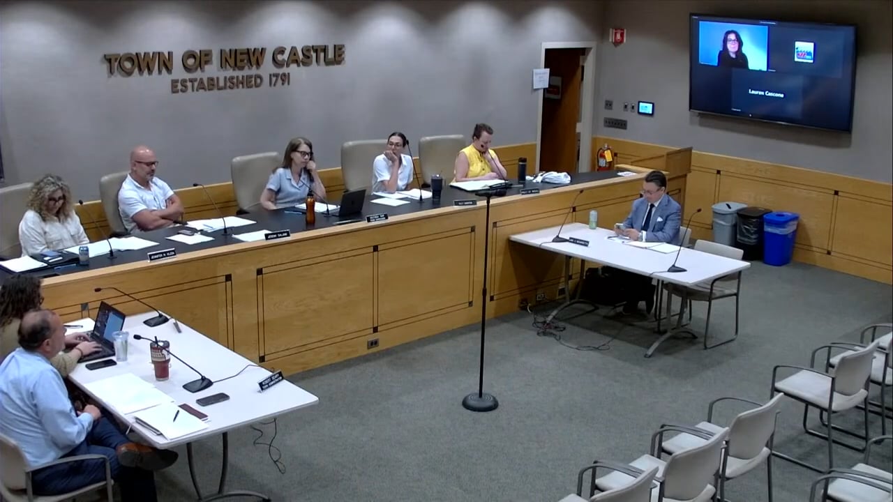 Town Board of New Castle Work Session 6/24/25