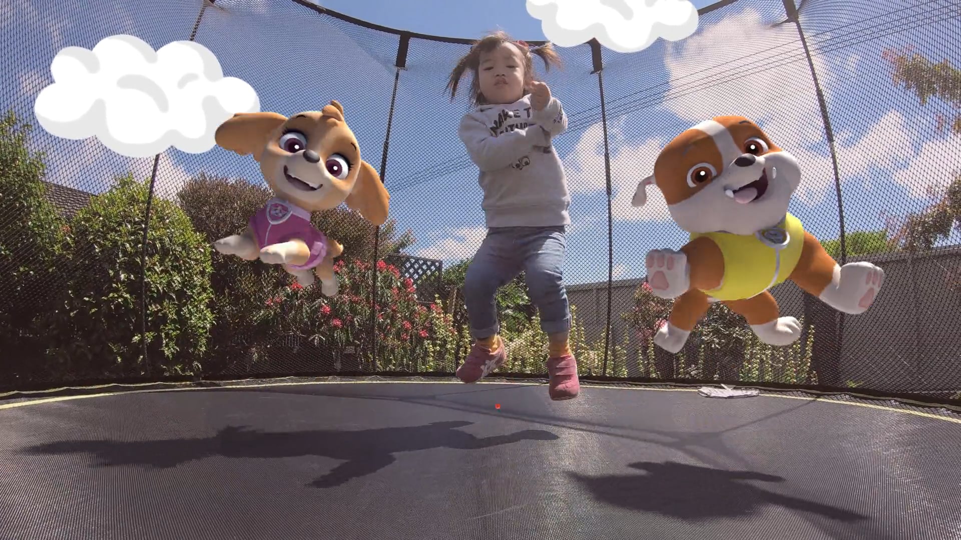 Summer Trampoline with Paw Patrol
