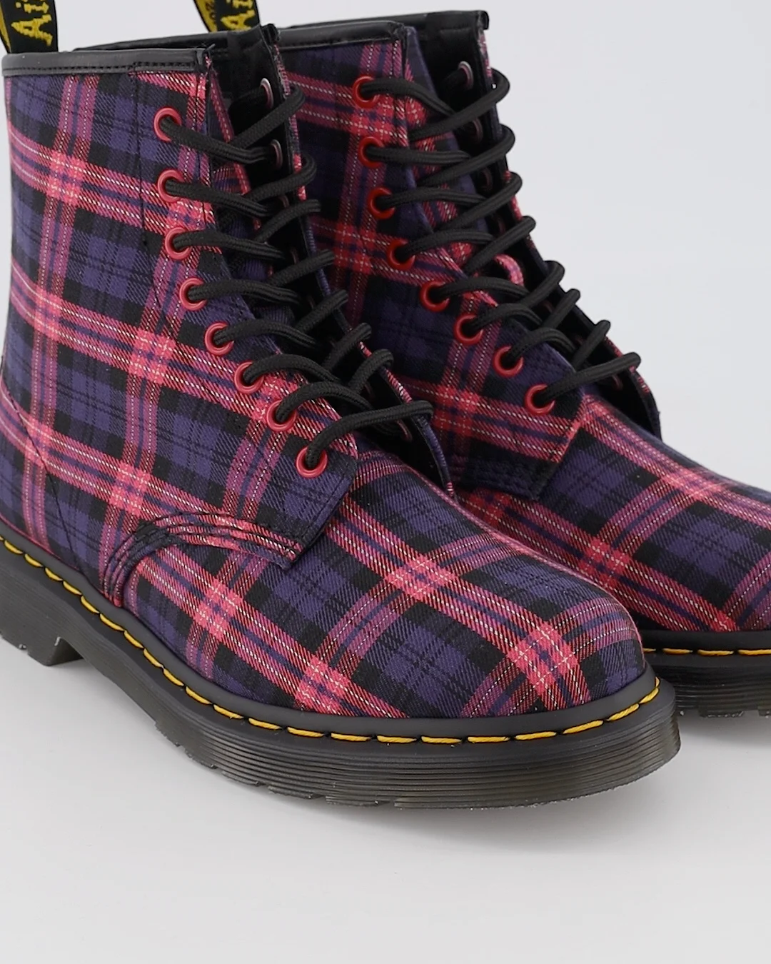 1460 Tartan Lace Up Boots