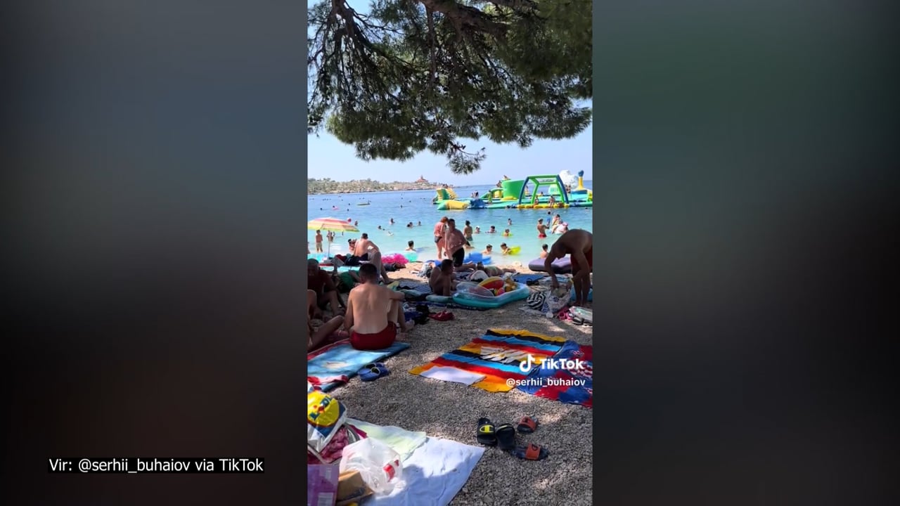 Posnetek s plaže na Makarski razburil številne: 