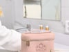 Beauty Bag med navn, rosa - Pristine