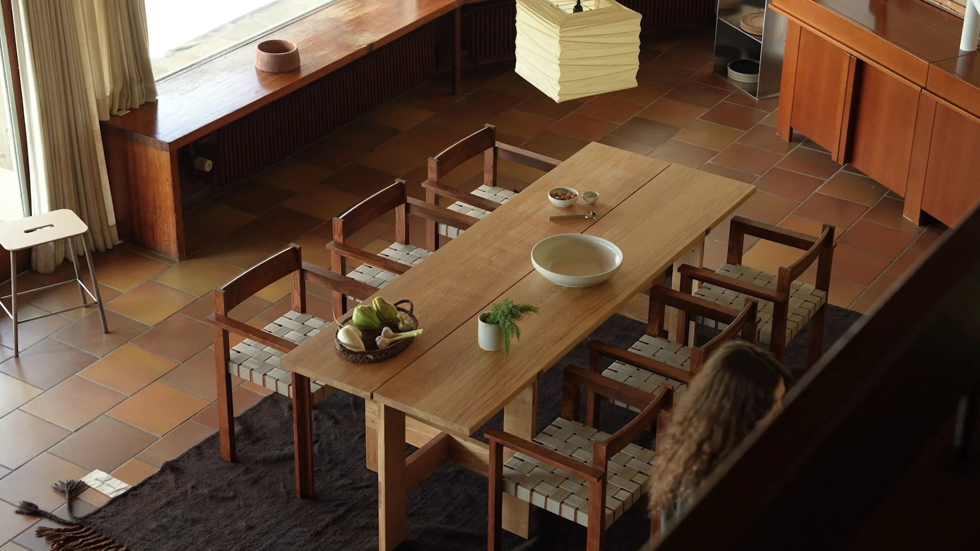 Symmetry Mirror | Honey Ash Wood | Large | FRAMA