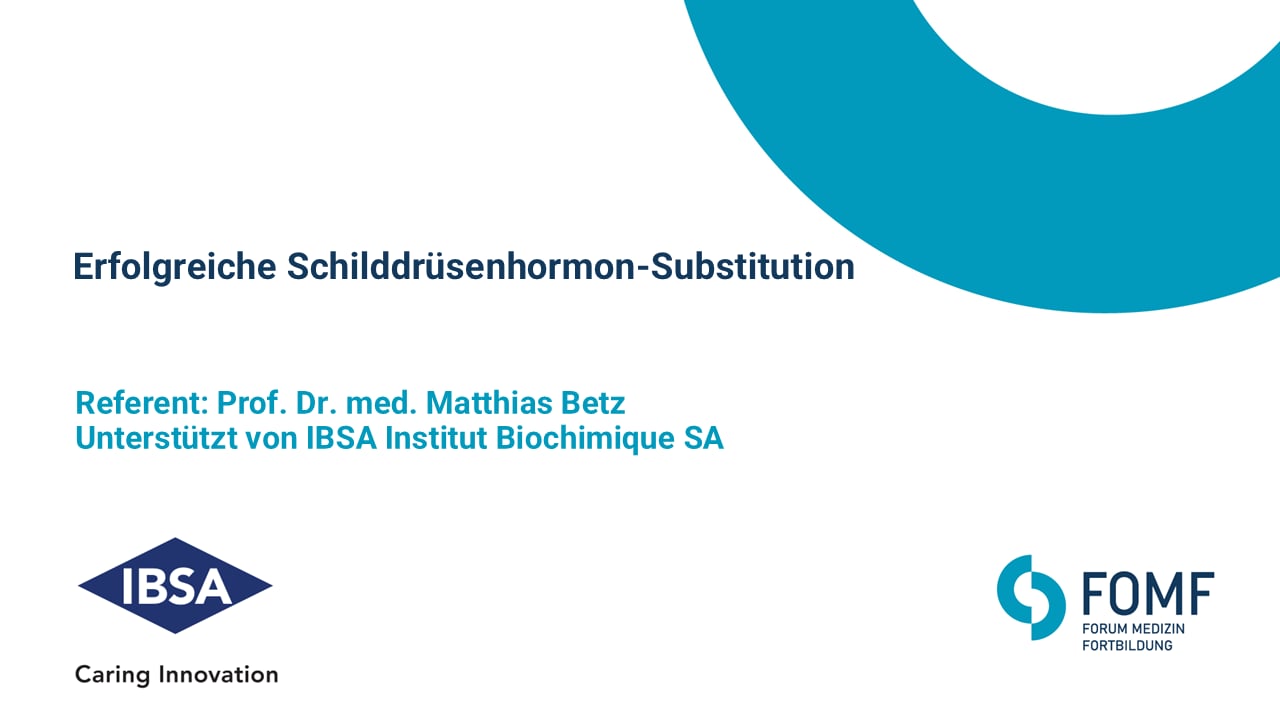 Erfolgreiche Schilddrüsenhormon-Substitution