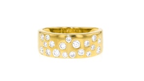 .75 ct. t.w. Scattered Lab-Grown Diamond Ring in 18kt Gold Over Sterling