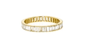 1.00 ct. t.w. Baguette Lab-Grown Diamond Eternity Band in 14kt Yellow Gold