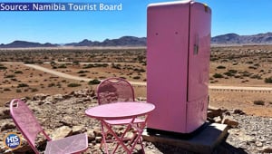 Africa's Pink Fridge