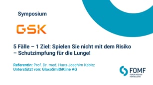 5 Fälle – 1 Ziel: Spielen Sie nicht mit dem Risiko – Schutzimpfung für die Lunge!