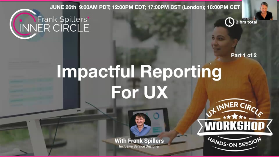 Impactful Reporting for UX