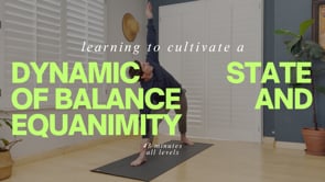 The Dynamic State of Balance