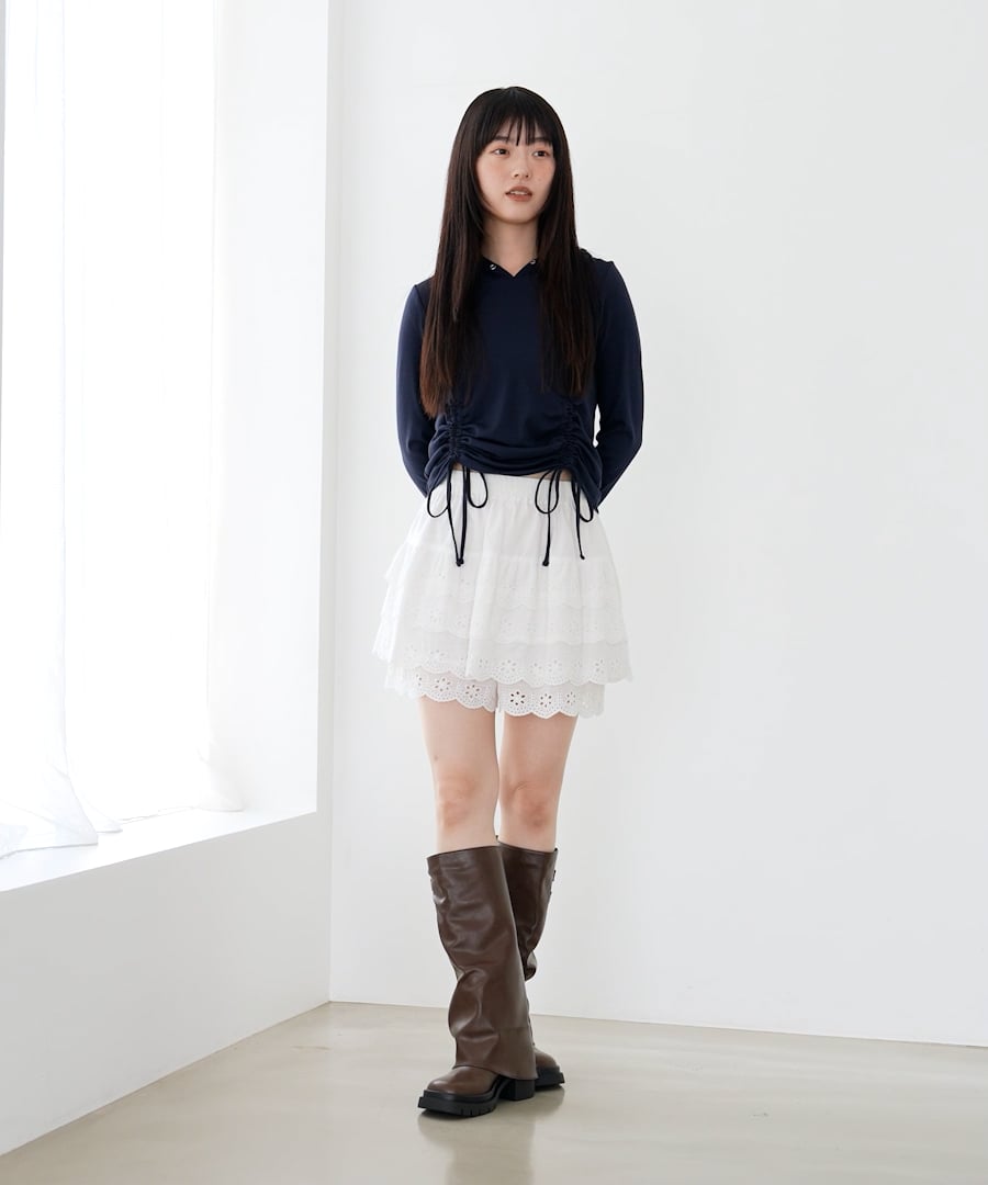 tシャツ ドロストフーディカットソー　581497 レディース ドロストフーディカットソー | [公式]ヘザー（Heather）通販