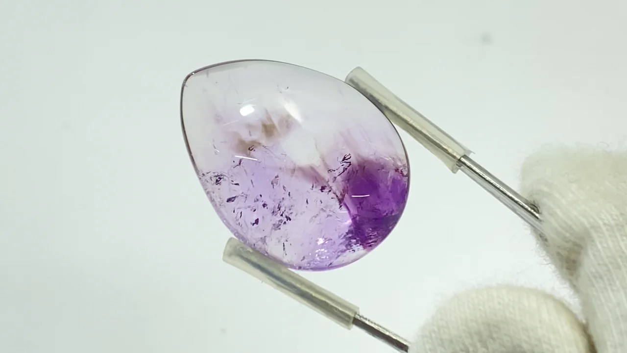動画】【1点もの】エレスチャルクォーツAA++ ルース 1個 NO.31