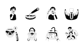 Animated Dentist Drawing, a Healthcare Illustration by Vectors Market (Thumbnail 5 of 5)