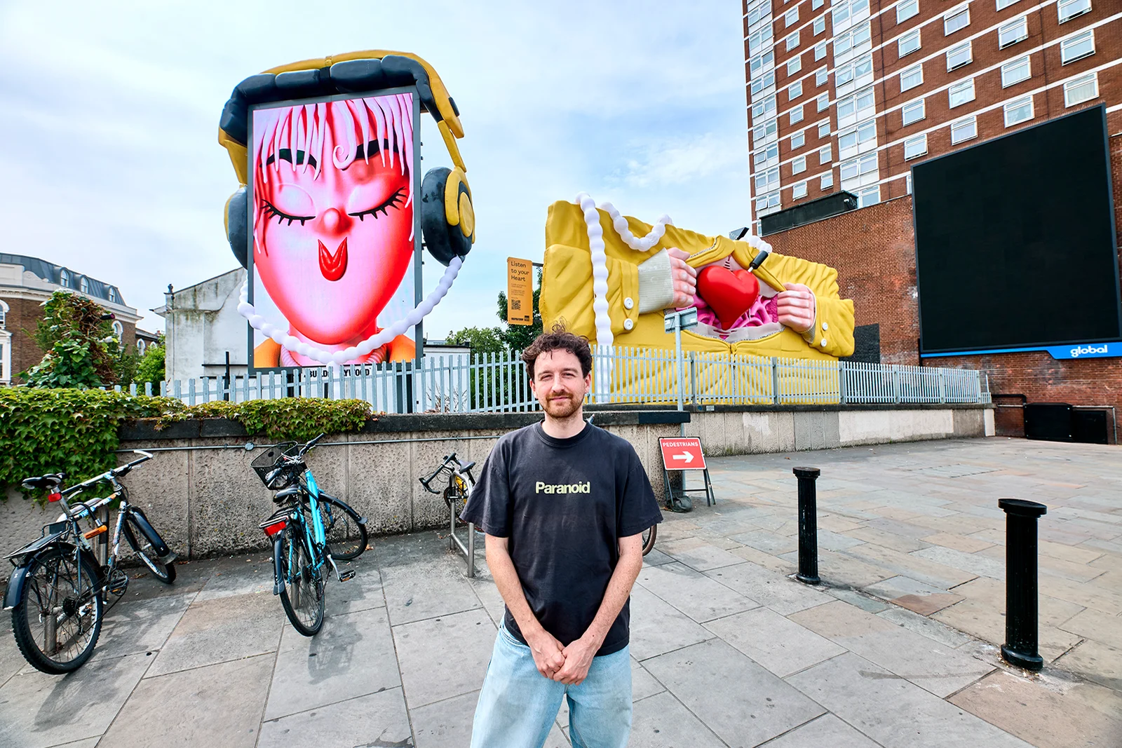 A joyful new public artwork illustrates the power of billboards