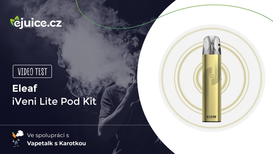 Eleaf iVeni Lite Pod Kit - video test (CZ)