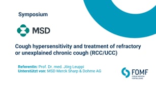 Cough hypersensitivity and treatment of refractory or unexplained chronic cough (RCC/UCC)
