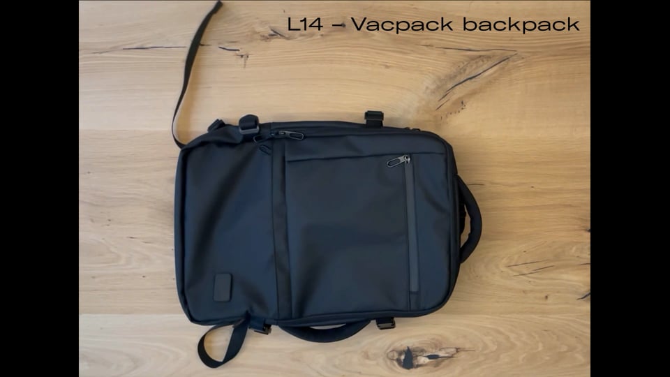 SAC A DOS COMPACTABLE PERSONNALISABLE 'VACPACK'