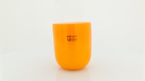 Murano Glass Drinking Glasses | Murano Glass Luminoso Tumbler - Orange