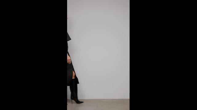 Casaqueto Cropped de Malha Preto Flávia