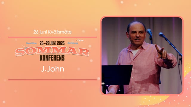 J. John | Kvällsmöte 26 juni | New Wine Sommarkonferens 2025