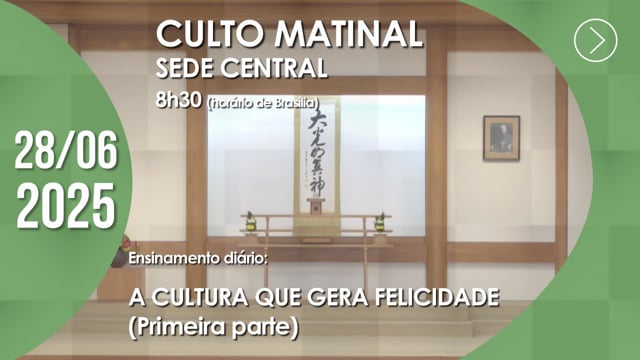 Capa do vídeo “Culto Matinal | Sede Central - 28/06/2025”
