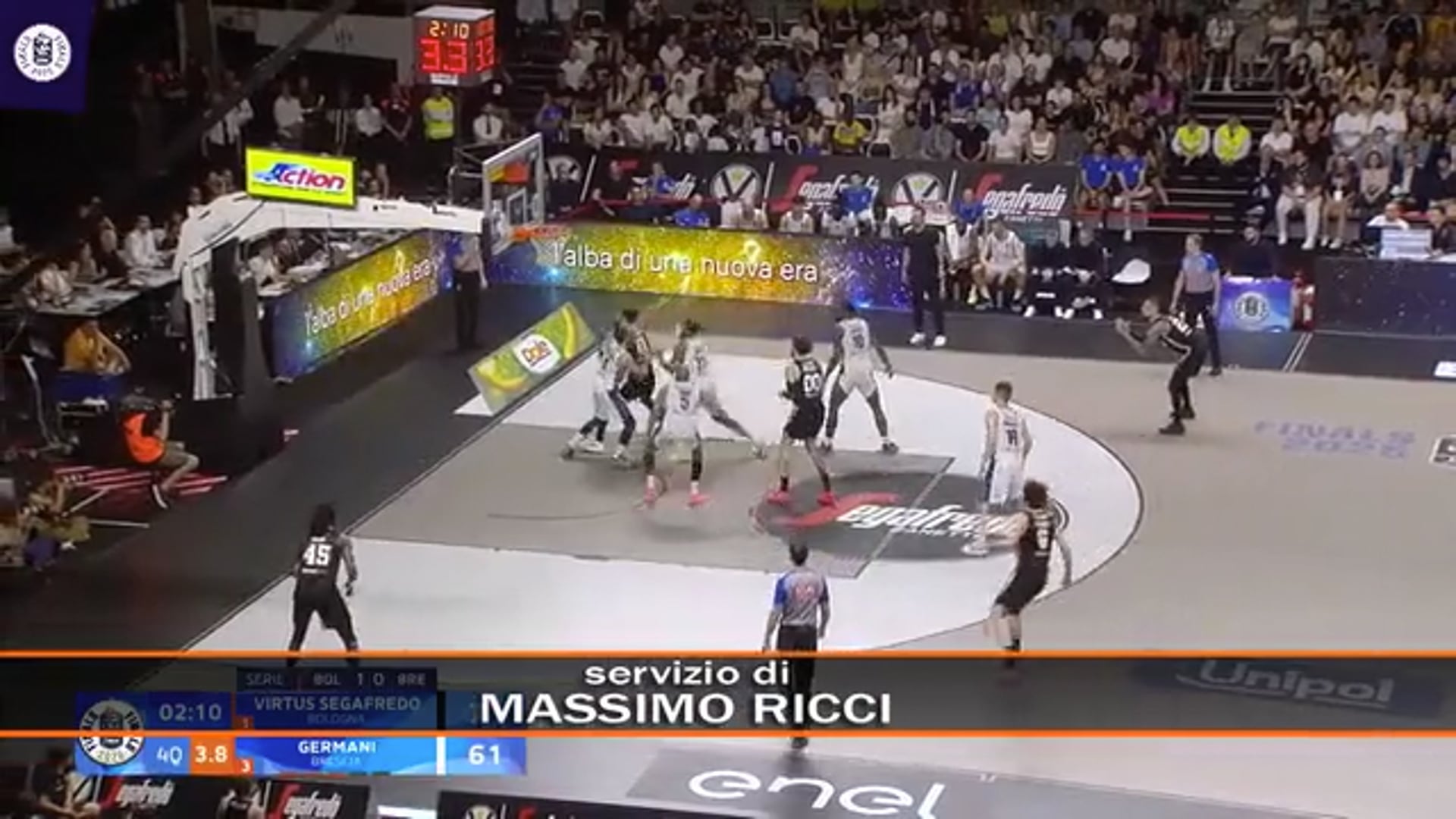 Basket: la Virtus vince anche gara 2 di finale scudetto