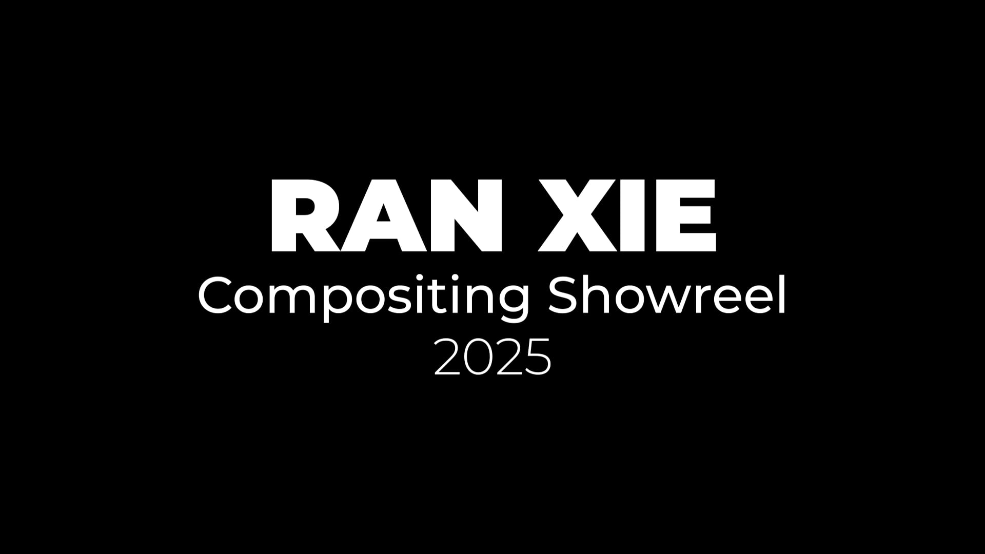 Compositing Reel